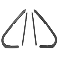 61-62 Chevrolet Fullsize 2 Dr Hardtop/Convertibe Vent Window Seals Set, 4 Pcs