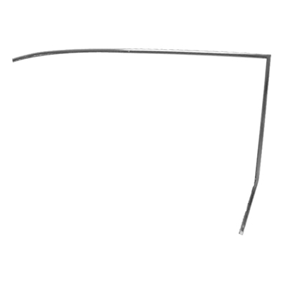 61 Chevrolet Fullsize 2 Dr Hardtop RH Chrome Door Window Frame