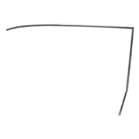 61 Chevrolet Fullsize 2 Dr Hardtop RH Chrome Door Window Frame