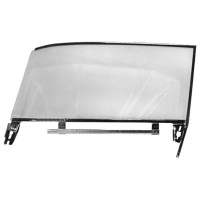 61 Chevrolet Fullsize 2 Dr Hardtop Tint Door Glass Assembly, LH