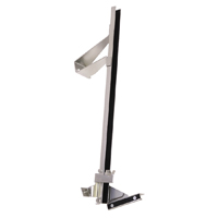 61-64 Chevrolet Passenger Car Door Glass Vertical Run Channel, Rear LH