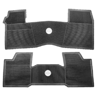 61-64 Chevrolet Fullsize 2Pc Black Original Style Floor Mat