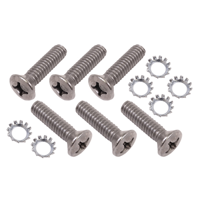 61-64 Chevrolet Convertible - Sun Visor Bracket Screw Set, 12 Pieces