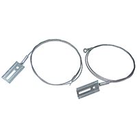 61-64 Chevrolet Convertible Top Hold Down Cables, Pair