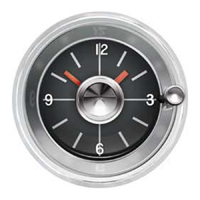 61-62 Chevrolet Full Size Car - Clock