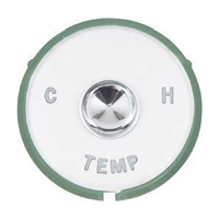 61-62 Chevrolet Full Size Car Temperature Gauge Dash Lens
