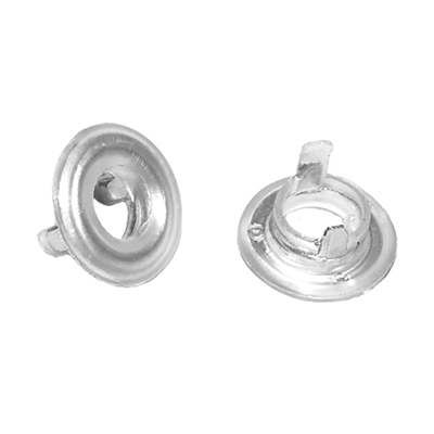61-67 Chevrolet Car Door Lock Knob Ferrule, OE Plastic Coated, Pair