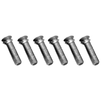 61-64 Chevrolet Full Size Car Door Lock Striker Screws Set, 6 Pieces