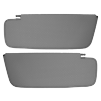 61-62 Chevrolet Fullsize Impala Hardtop Black Recessed Star Vinyl Sunvisors