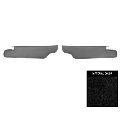 61-62 Chevrolet Fullsize Impala Convertible Light Blue Sun Visor, Sierra Vinyl