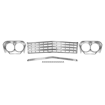 62 Chevrolet Full Size Passenger Car Grill Kit  2