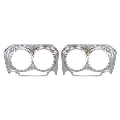 62 Chevrolet Full Size Passenger Car Headlight Bezels
