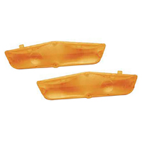 62 Chevrolet Full Size Passenger Car Amber Park Light Lenses, Pair