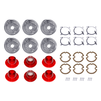 62 Chevrolet Impala Tail Light Kit, W/ Housings