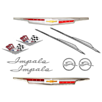 62 Chevrolet Impala V8 Emblem Kit