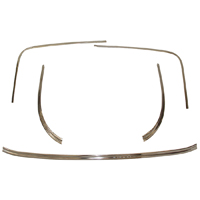 62-64 Chevrolet Impala 2 Door Hardtop 5 PC. Rear Window Molding Set