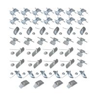 62 Chevrolet 2DR Impala Complete Side Molding Clip Set,