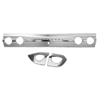 62 Chevrolet Impala Rear Deck Panel Set- Silver