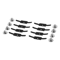 62 Chevrolet Fullsize Passenger Rear Deck Panel Clip Set-O.E. Type