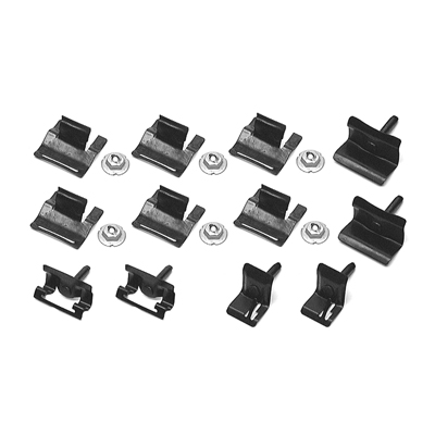 62-64 Hardtop Below Rear Window Roof Belt Line Molding Clips