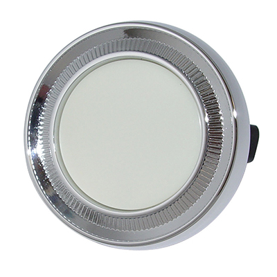 62-66 Chevrolet 2-Door Hardtop - Dome Lamp Assembly w/Bezel, Lens, Correct Socket & Bulb