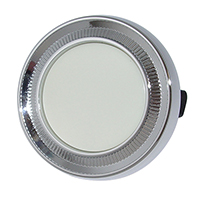 62-66 Chevrolet 2-Door Hardtop - Dome Lamp Assembly w/Bezel, Lens, Correct Socket & Bulb