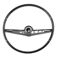 62 Chevrolet Impala or SS Steering Wheel w/Horn Ring, Black, Show Quality