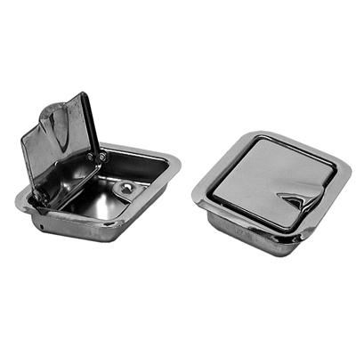 62-64 Chevrolet Bel Air Rear Arm Rest Ash Trays, Pair