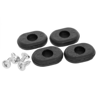 62-64 Chevrolet SS Seat Back Rubber Bumpers Set, 4 pcs, w/ Screws