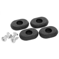 62-64 Chevrolet SS Seat Back Rubber Bumpers Set, 4 pcs, w/ Screws