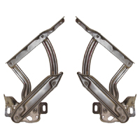 62 Chevrolet Car Hood Hinges, Pair