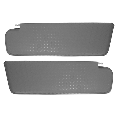 63-64 Chevrolet Fullsize Impala Hardtop, Red Sun Visor Recessed Star Vinyl