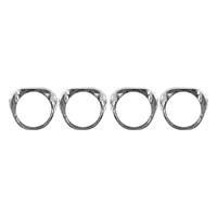 63 Chevrolet Full Size Passenger Car Headlight Bezels