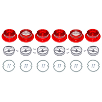 63 Impala Tail Light/Back Up Light Lens, Trim Ring and Gasket Set