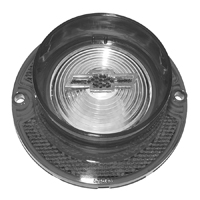 63 Chevrolet Full Size Passenger Car Backup Light Lens, W/ Blue Bow-Tie