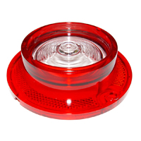 63 Chevrolet Impala Back Up Light Lens, W/ Chrome Trim