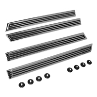 63 Chevrolet Fullsize Passenger Car Fender Side Louver Set