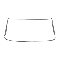 63-64 Chevrolet Fullsize Passenger Car 2 Door Hardtop 5 PC. Windshield Moldings