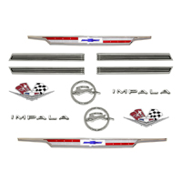 63 Chevrolet Impala V8 Emblem Kit