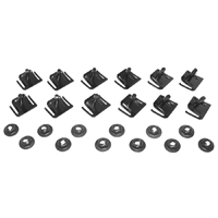 63 Chevrolet Fullsize Passenger Rear Cove Panel Molding Clip Kit