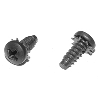 63-72 Exterior Mirror Screws W/ Star Washers-10-16x1/2, With Star Washer, Bracket To Door Screw