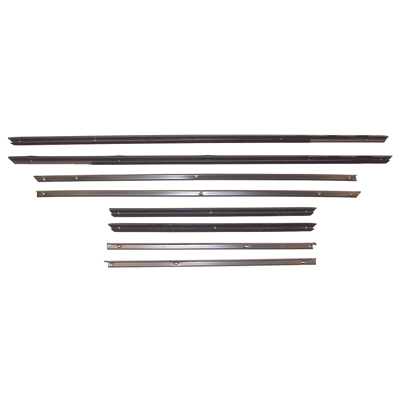 63-64 Chevrolet Impala 2Dr Hardtop Window Wipe/Felt Kit, Replacement