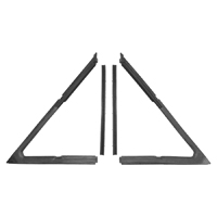 63-64 Chevrolet Fullsize 2/4 Dr Sedan Vent Window Seal Set, 4 Pcs