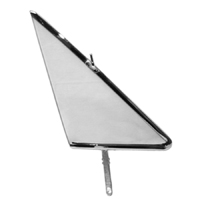 63-64 Chevrolet Fullsize Impala 2 Dr Hardtop/Convertible Clear Vent Window Glass Assembly, RH