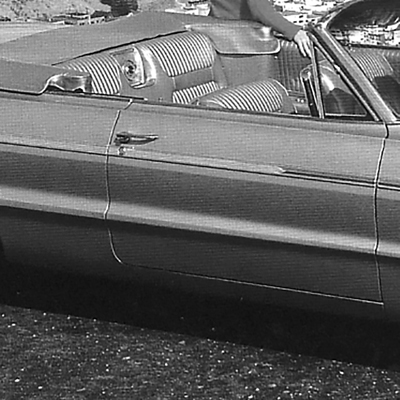 63-64 Chevrolet Impala 2 Door Hardtop/Convertible, Door Belt-Line Moldings