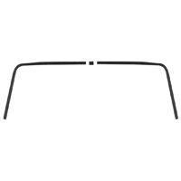 63-64 Chevrolet Biscayne or Bel Air - Interior Rear Window Trim Set, 3 pcs