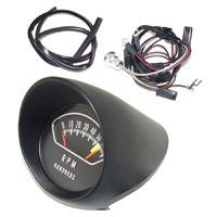 63-64 Chevrolet Full Size Car - Dash-Mounted Tachometer Assembly, 6000 rpm