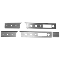 63 Chevrolet Impala Aluminum Dash Fascia Set, 2 pcs