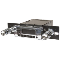 63-64 Chevrolet Retrosound Hermosa AM/FM Stereo w/Bluetooth, Amp, Chrome Face