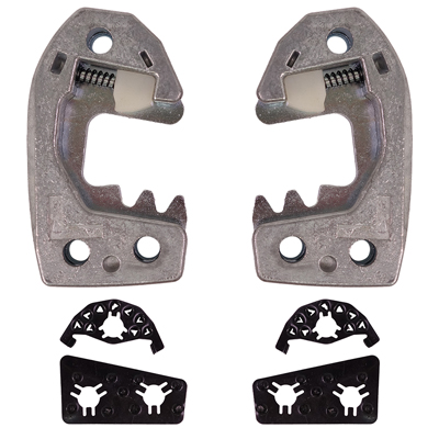 63-64 Chevrolet Passenger Car Door Lock Striker Plates, Pair